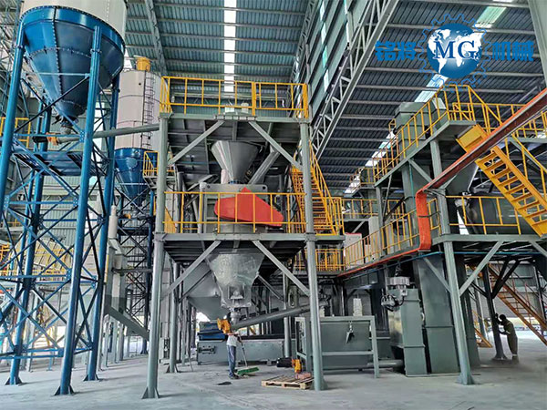 瓷磚膠生產設備多少錢？瓷磚膠生產線由哪些設備組成